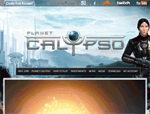 Tablet Screenshot of planetcalypso.com